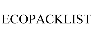 ECOPACKLIST