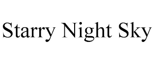STARRY NIGHT SKY