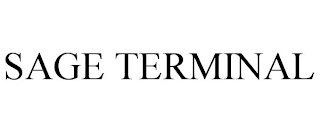 SAGE TERMINAL