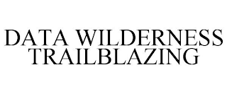 DATA WILDERNESS TRAILBLAZING