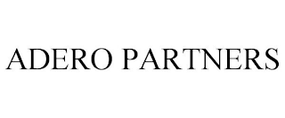 ADERO PARTNERS