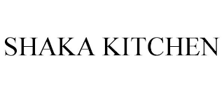 SHAKA KITCHEN