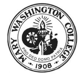 MARY WASHINGTON COLLEGE1908 PRO DEO DOMO PATRIA