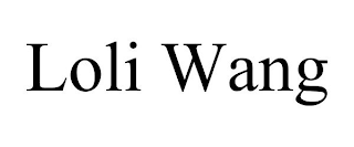 LOLI WANG