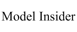 MODEL INSIDER