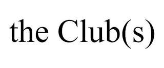 THE CLUB(S)