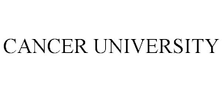 CANCER UNIVERSITY