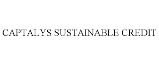 CAPTALYS SUSTAINABLE CREDIT