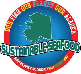 SUSTAINABLE SEAFOOD OUR FISH OUR PLANET OUR ALASKA FISH PLANET ALASKA FISH GREEN AK!