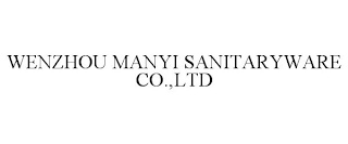 WENZHOU MANYI SANITARYWARE CO.,LTD