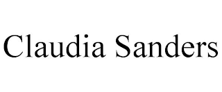 CLAUDIA SANDERS