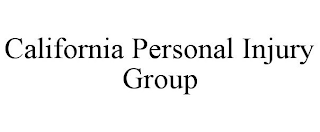 CALIFORNIA PERSONAL INJURY GROUP