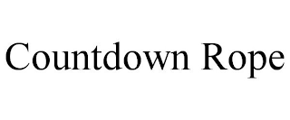 COUNTDOWN ROPE