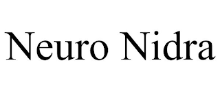 NEURO NIDRA