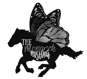 "THE MONARCH MUSTANG" WRITTEN ON THE HORSE BODY