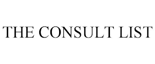 THE CONSULT LIST