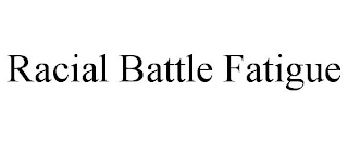RACIAL BATTLE FATIGUE