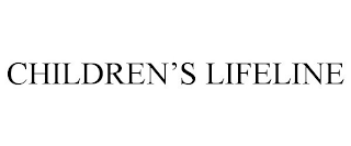 CHILDREN'S LIFELINE