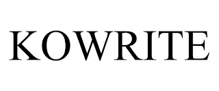 KOWRITE