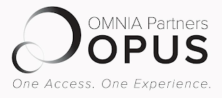 OPUS OMNIA PARTNERS ONE ACCESS. ONE EXPERIENCE.