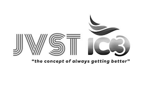 JVST IC3 "THE CONCEPT OF ALWAYS GETTING BETTER"