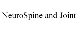 NEUROSPINE AND JOINT