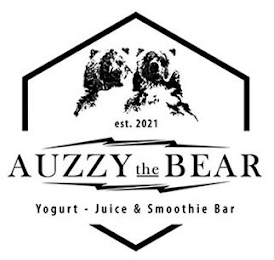 EST. 2021 AUZZY THE BEAR YOGURT - JUICE & SMOOTHIE BAR