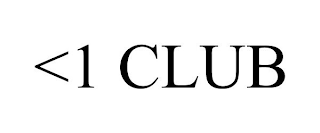 <1 CLUB