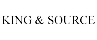 KING & SOURCE