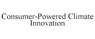 CONSUMER-POWERED CLIMATE INNOVATION