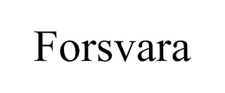 FORSVARA