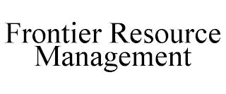 FRONTIER RESOURCE MANAGEMENT