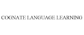 COGNATE LANGUAGE LEARNING