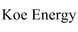 KOE ENERGY