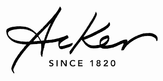 ACKER SINCE 1820