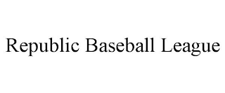 REPUBLIC BASEBALL LEAGUE