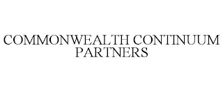 COMMONWEALTH CONTINUUM PARTNERS