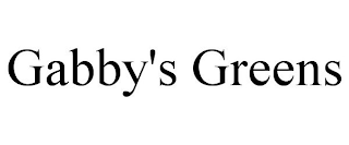 GABBY'S GREENS