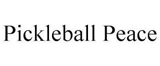 PICKLEBALL PEACE