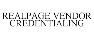 REALPAGE VENDOR CREDENTIALING