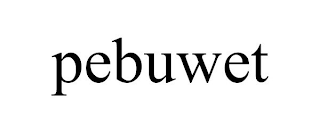 PEBUWET