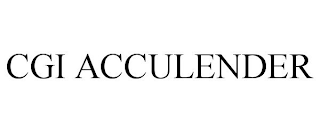 CGI ACCULENDER