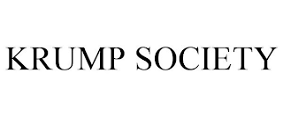 KRUMP SOCIETY