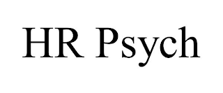 HR PSYCH