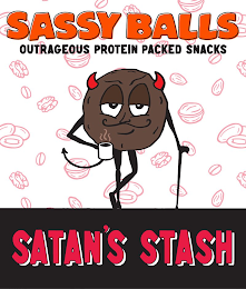 SASSY BALLS OUTRAGEOUS PROTEIN PACKED SNACKS SATAN'S STASH