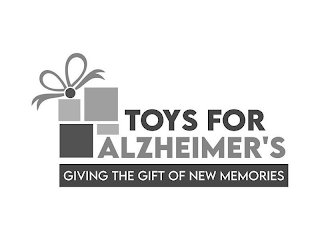 TOYS FOR ALZHEIMER'S GIVING THE GIFT OF NEW MEMORIES