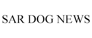 SAR DOG NEWS