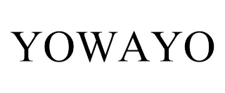 YOWAYO