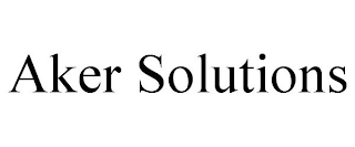 AKER SOLUTIONS