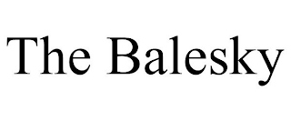 THE BALESKY